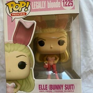 Pop Movies Elle Bunny Suit Vinyl Figure - Blonde and Pink